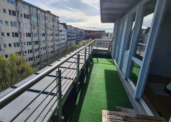 Apartmán Ridler Theresienwiese, Parking & Rooftop Terraces 2 Mnichov